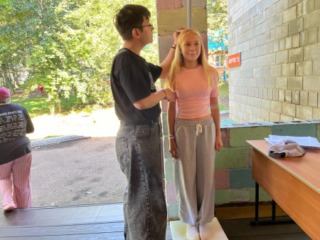 Утро с пользой: в лагере прошла антропометрия